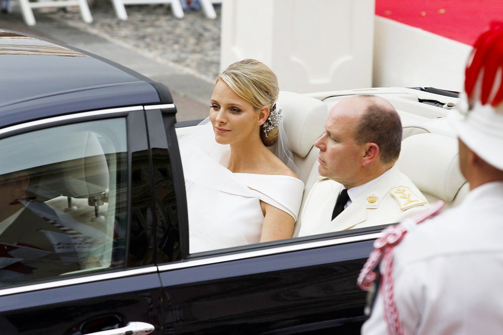 Charlene Wittstock;Prince Albert;<br>Religious Ceremony of The Royal Wedding of Prince Albert II of Monaco to Charlene Wittstock