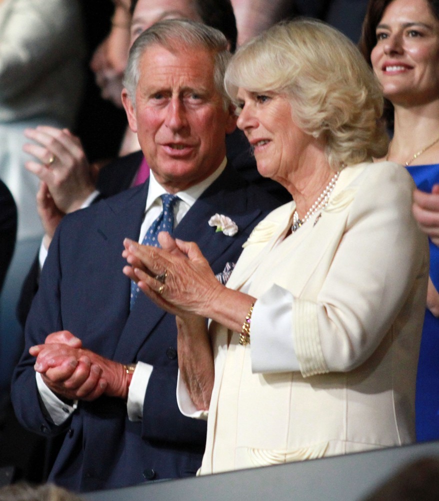 Prince Charles;Camilla Parker Bowles;<br>The Opening Ceremony of The London 2012 Olympic Games