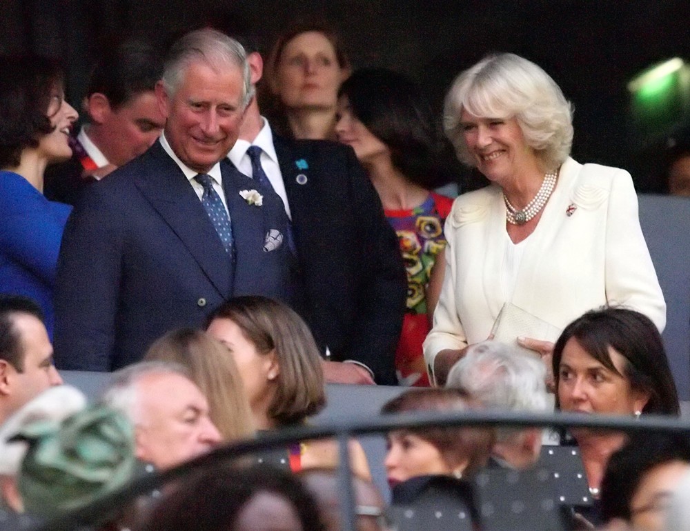Prince Charles;Camilla Parker Bowles;<br>The Opening Ceremony of The London 2012 Olympic Games