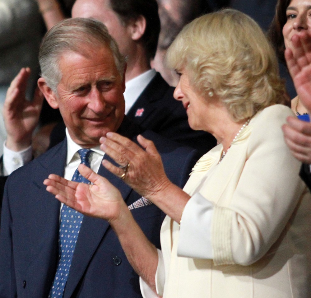 Prince Charles;Camilla Parker Bowles;<br>The Opening Ceremony of The London 2012 Olympic Games