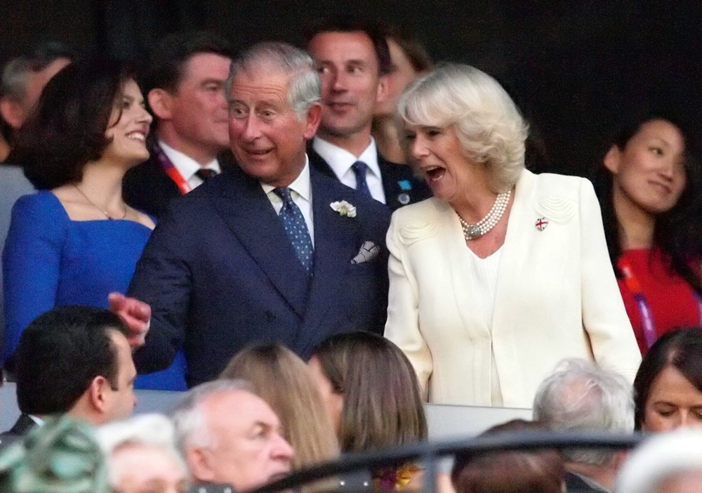 Prince Charles;Camilla Parker Bowles;<br>The Opening Ceremony of The London 2012 Olympic Games