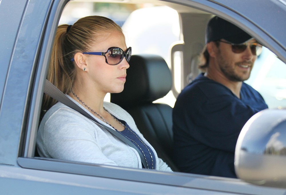 Victoria Prince;Kevin Federline;<br>Kevin Federline and Victoria Prince Leaving The Softball Park