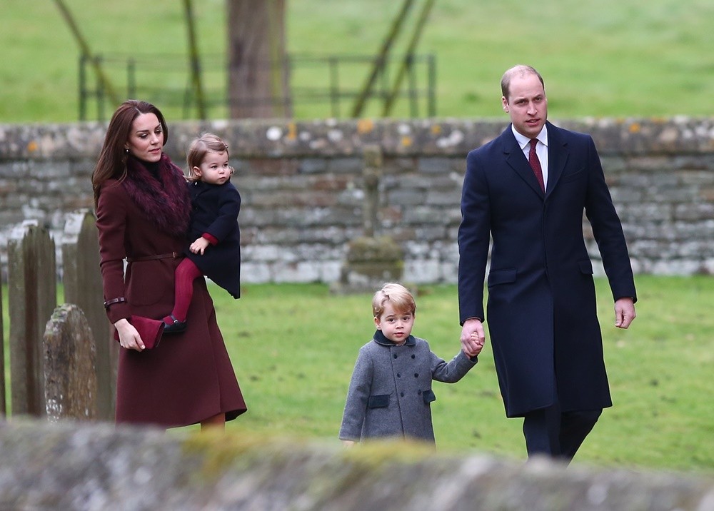 Royal Family Arrive at St. Marks Englefield