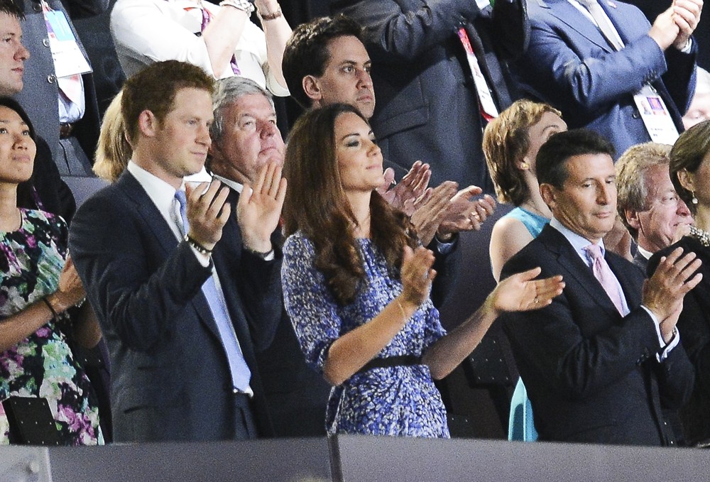 Prince Harry;Kate Middleton;Sebastian Coe;<br>London 2012 Olympic Games - Closing Ceremony