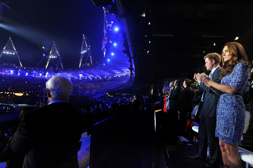 Prince Harry;Kate Middleton;<br>London 2012 Olympic Games - Closing Ceremony