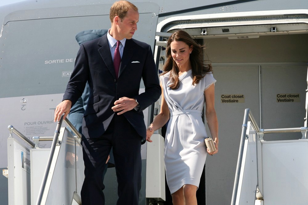Prince William;Kate Middleton;<br>Prince William and Kate Middleton Arrive at LAX International Airport