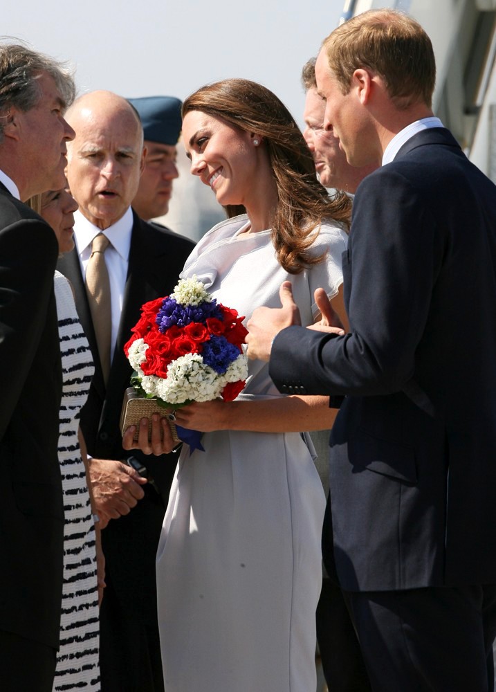 Kate Middleton;Prince William;<br>Prince William and Kate Middleton Arrive at LAX International Airport
