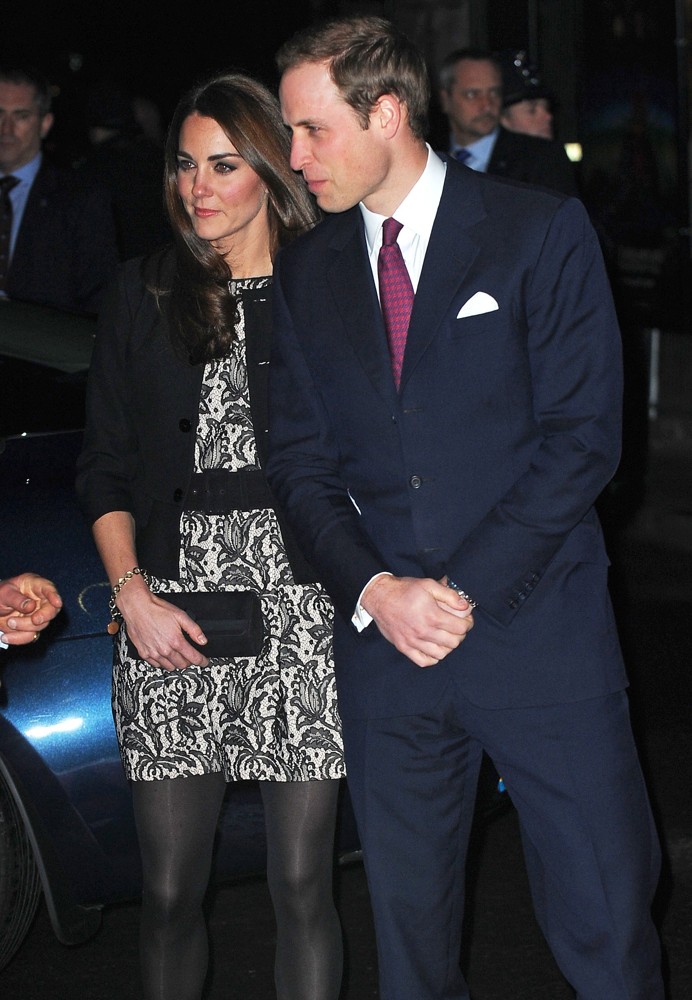 Kate Middleton;Prince William;<br>Gary Barlow in Concert Raising Funds for The Prince's Trust - Arrivals