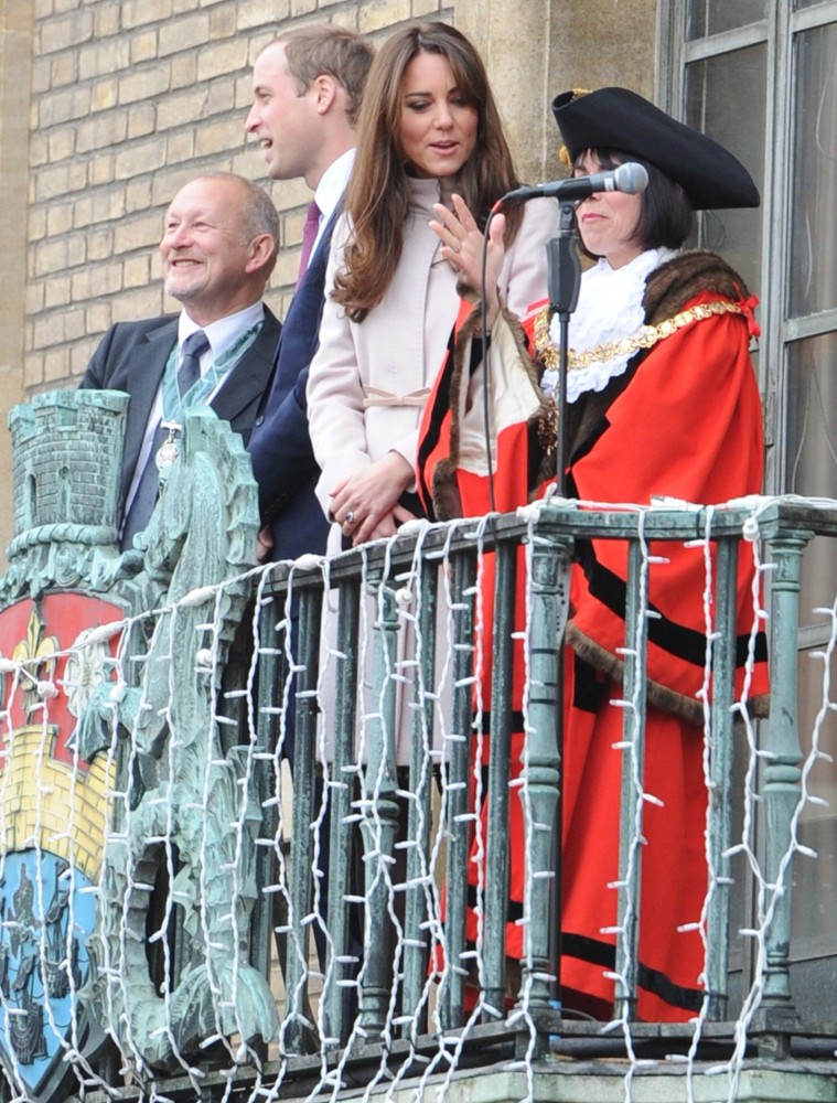 Prince William;Kate Middleton;<br>Prince William and Kate Middleton in Cambridge to Open Peterborough City Hospital