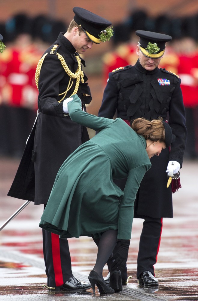 Prince William;Kate Middleton;<br>St. Patrick's Day Military Parade