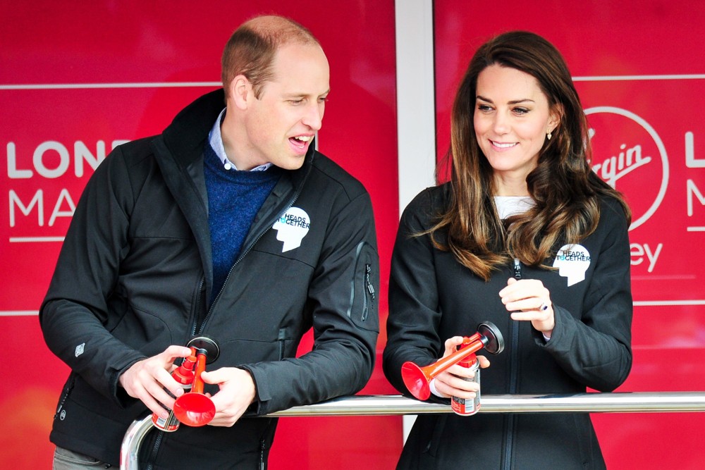 Prince William;Kate Middleton;<br>Royal Start for The Virgin Money London Marathon 2017