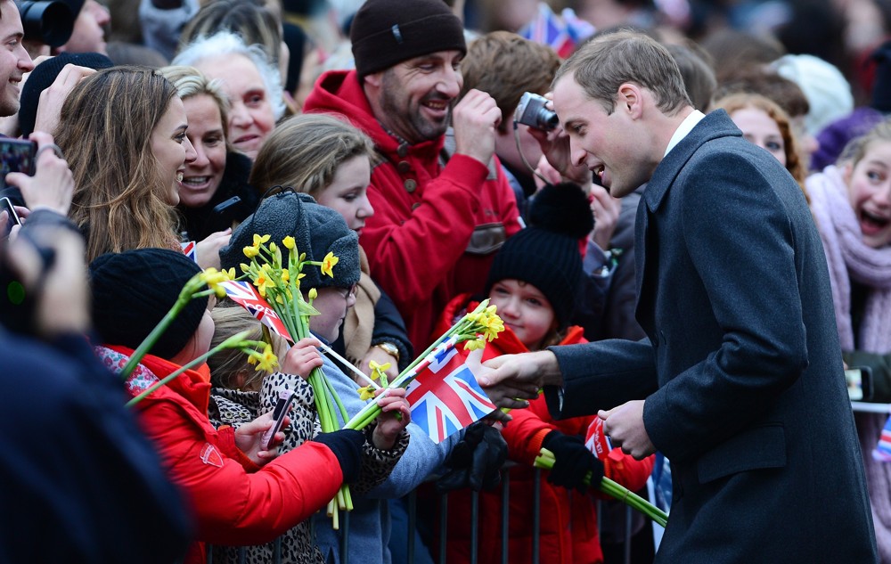 Prince William;<br>Prince William and Kate Middleton in Cambridge to Open Peterborough City Hospital