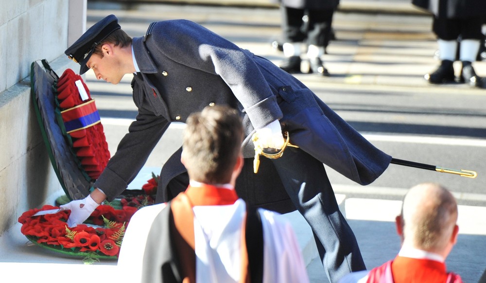 Prince William;<br>Sunday Commemorating Sacrifices of The Armed Forces