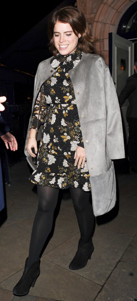 Princess Eugenie Leaving George Restaurant London