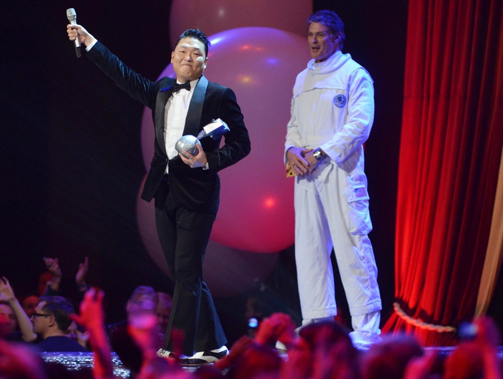 PSY;David Hasselhoff;<br>The MTV EMA's 2012 - Show