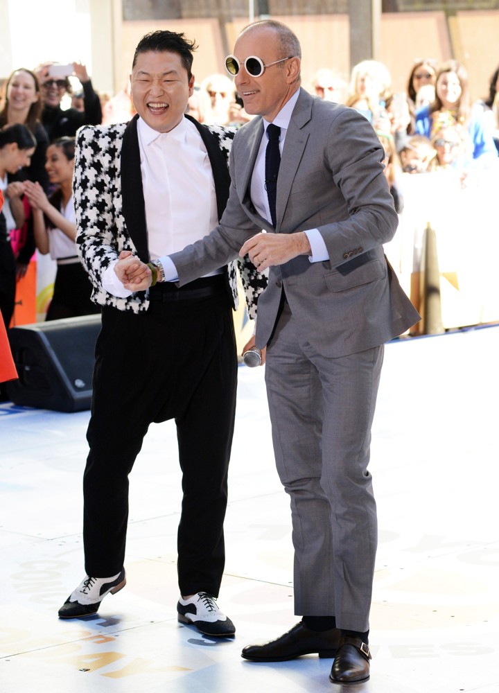 PSY;Matt Lauer;<br>PSY Performing Live as Part of NBC's Today Show Concert Series
