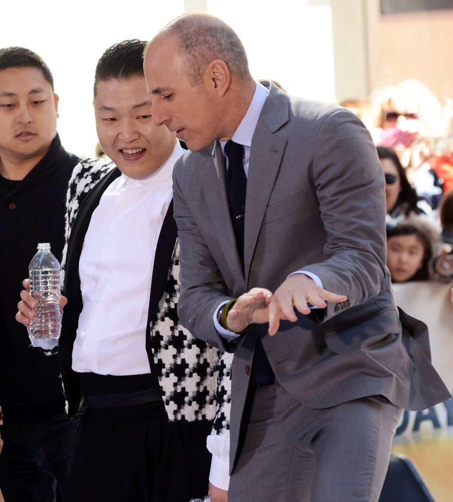 PSY;Matt Lauer;<br>PSY Performing Live as Part of NBC's Today Show Concert Series