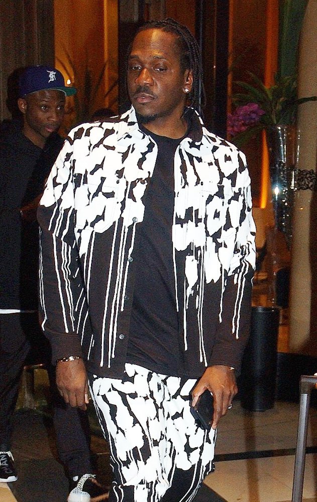 Pusha T Leaves The Plaza Athenee Hotel