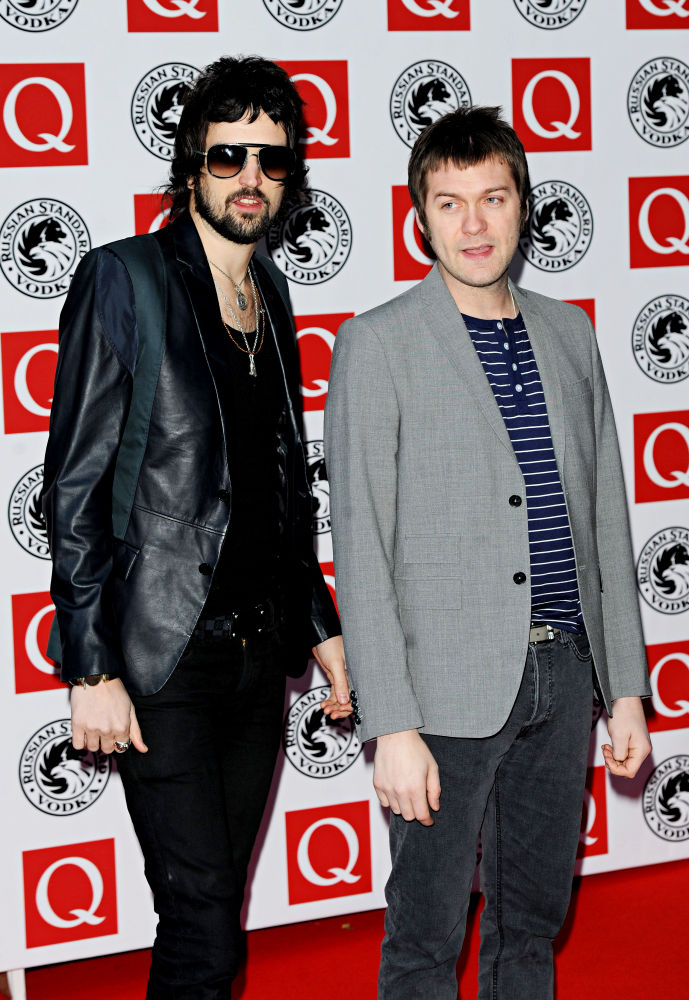 Serge Pizzorno;Tom Meighan;Kasabian;<br>The Q Awards 2010 - Arrivals