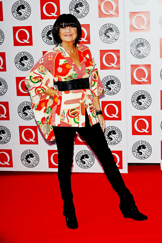 Sandie Shaw;<br>The Q Awards 2010 - Arrivals