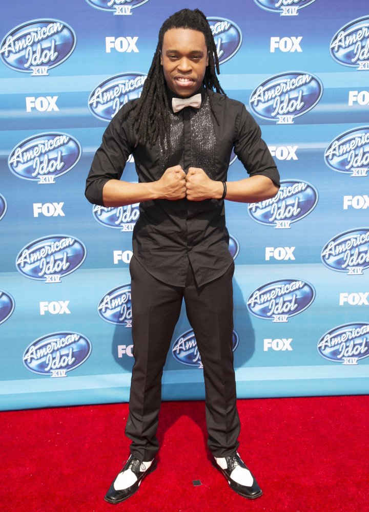 Qaasim Middleton;<br>2015 American Idol XIV Grand Finale - Arrivals