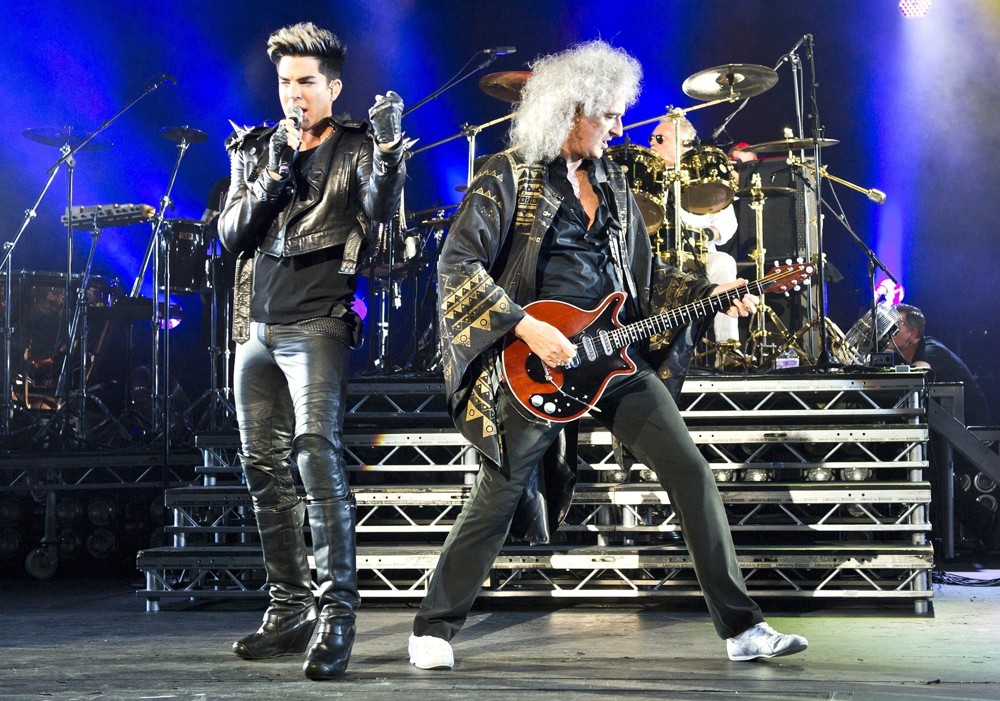 Adam Lambert;Brian May;Roger Taylor;Queen;<br>Queen and Adam Lambert Performing Live