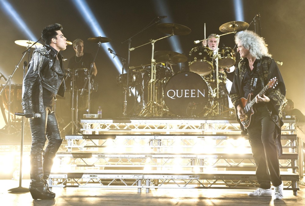 Adam Lambert;Roger Taylor;Brian May;Queen;<br>Queen and Adam Lambert Performing Live