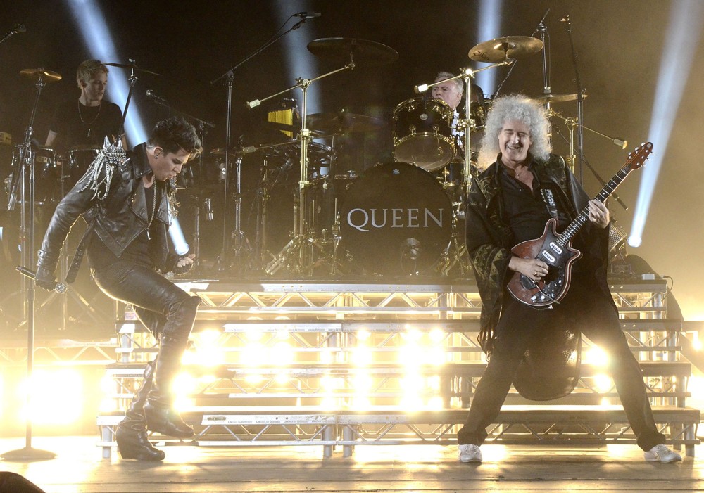 Adam Lambert;Roger Taylor;Brian May;Queen;<br>Queen and Adam Lambert Performing Live