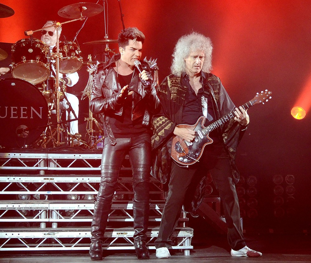 Roger Taylor;Adam Lambert;Brian May;Queen;<br>Queen and Adam Lambert Performing Live