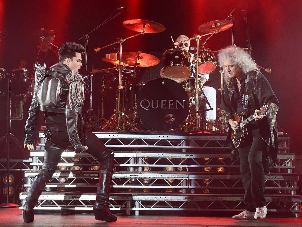 Adam Lambert;Roger Taylor;Brian May;Queen;<br>Queen and Adam Lambert Performing Live