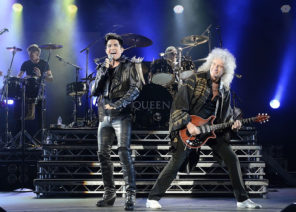Adam Lambert;Roger Taylor;Brian May;Queen;<br>Queen and Adam Lambert Performing Live