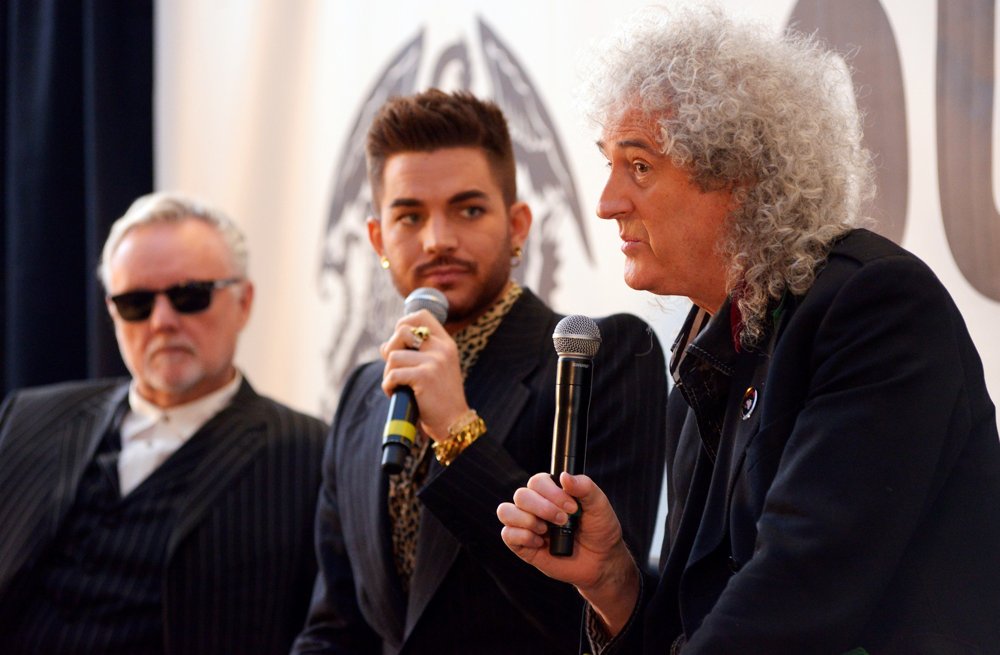 Queen;Roger Taylor;Adam Lambert;Brian May;<br>Queen and Adam Lambert Press Conference