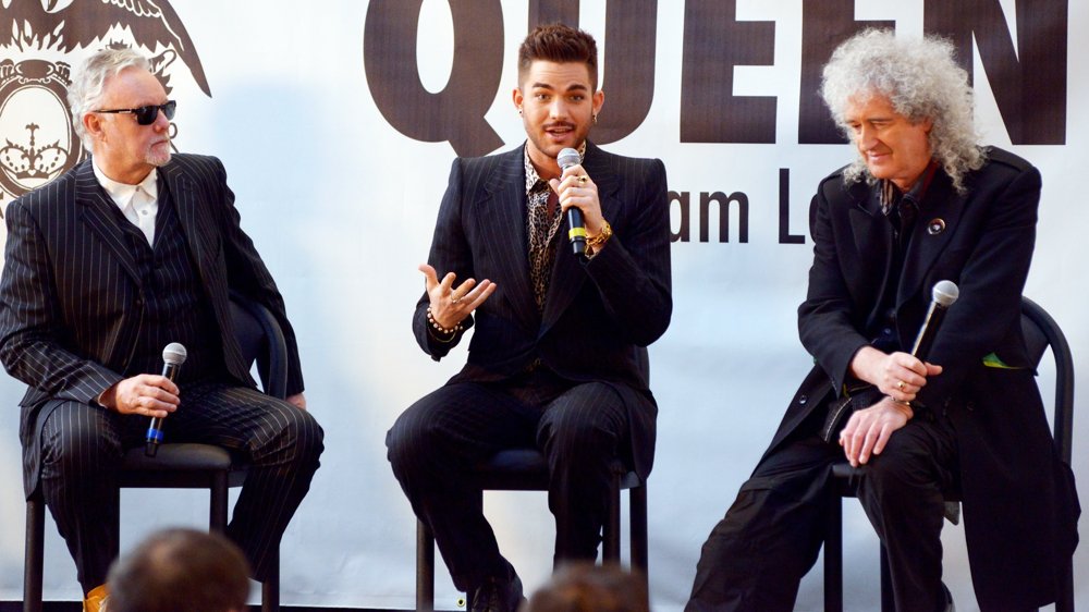 Queen;Roger Taylor;Adam Lambert;Brian May;<br>Queen and Adam Lambert Press Conference