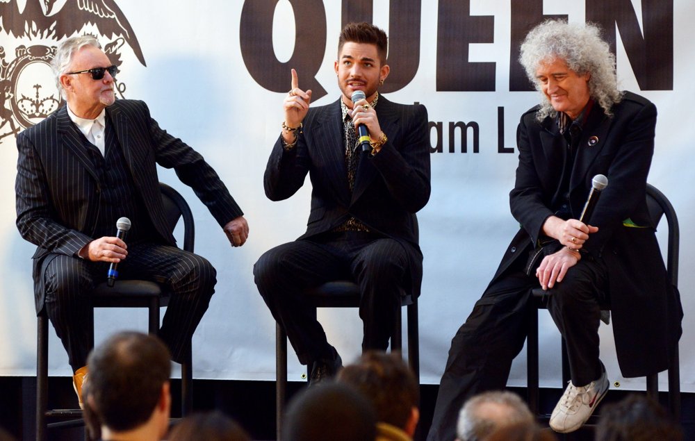Queen;Roger Taylor;Adam Lambert;Brian May;<br>Queen and Adam Lambert Press Conference