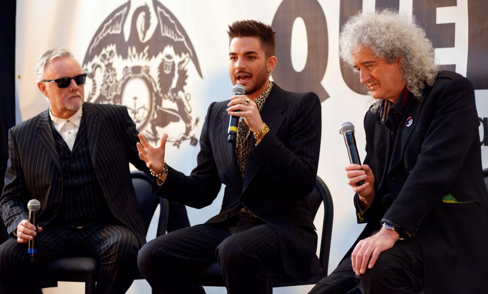 Queen;Roger Taylor;Adam Lambert;Brian May;<br>Queen and Adam Lambert Press Conference