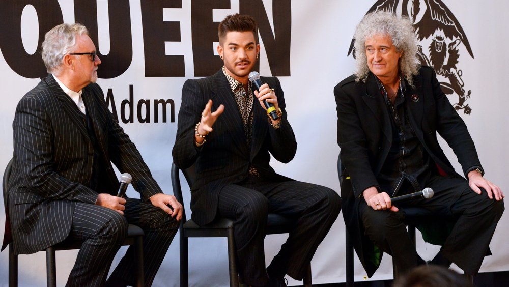 Queen;Roger Taylor;Adam Lambert;Brian May;<br>Queen and Adam Lambert Press Conference