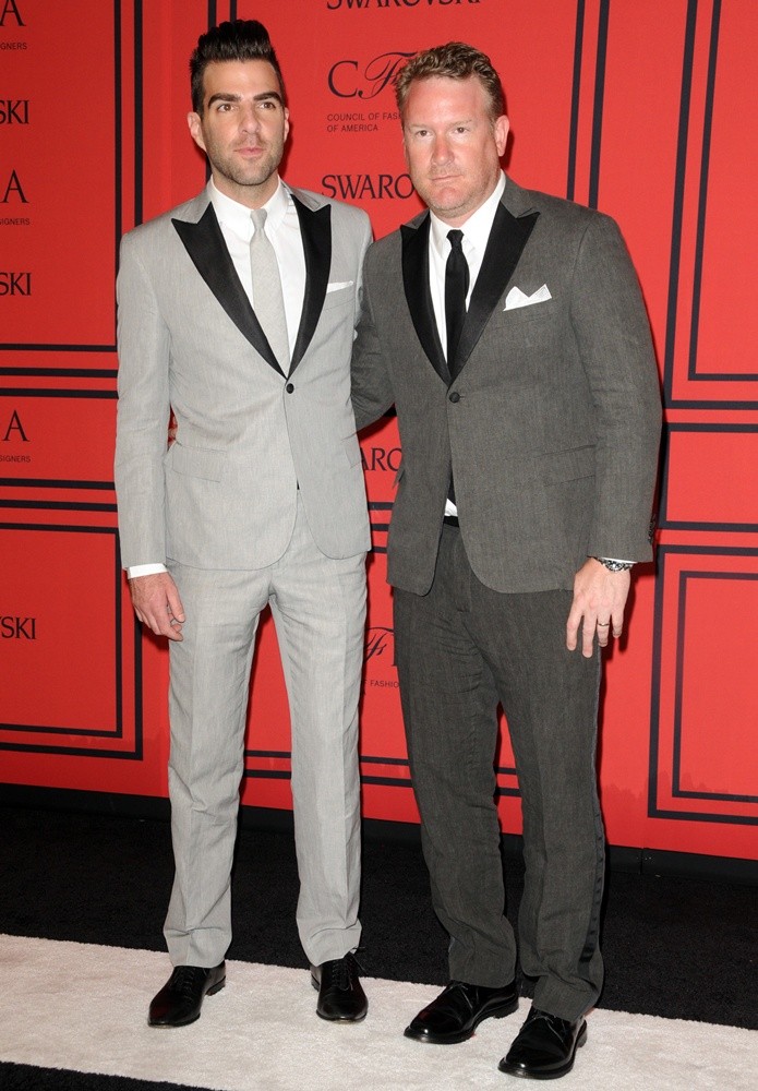Zachary Quinto;Todd Snider;<br>2013 CFDA Awards - Arrivals