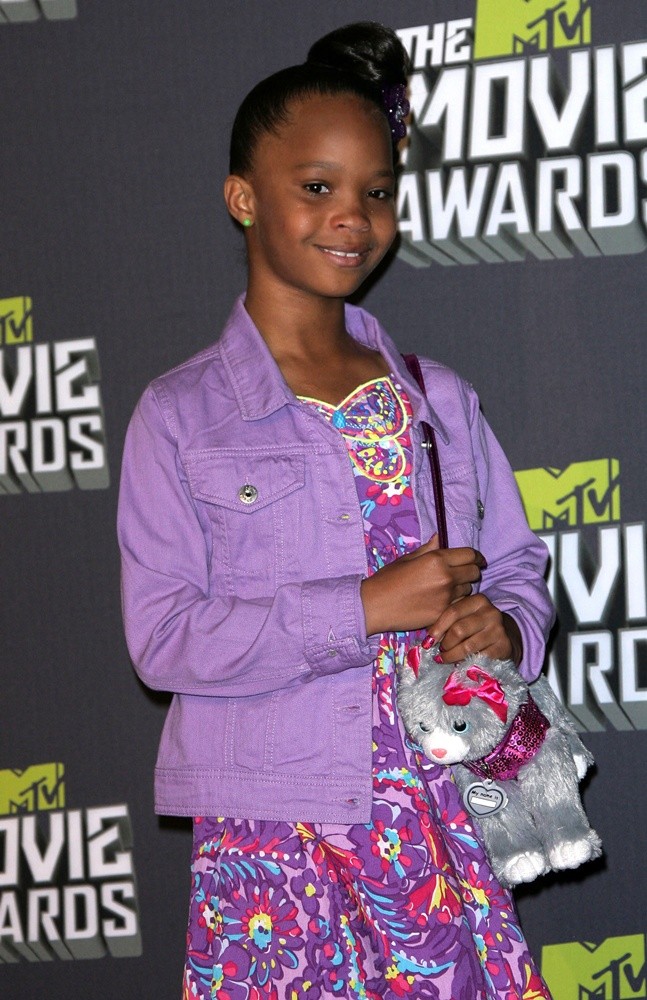 Quvenzhane Wallis;<br>2013 MTV Movie Awards - Press Room