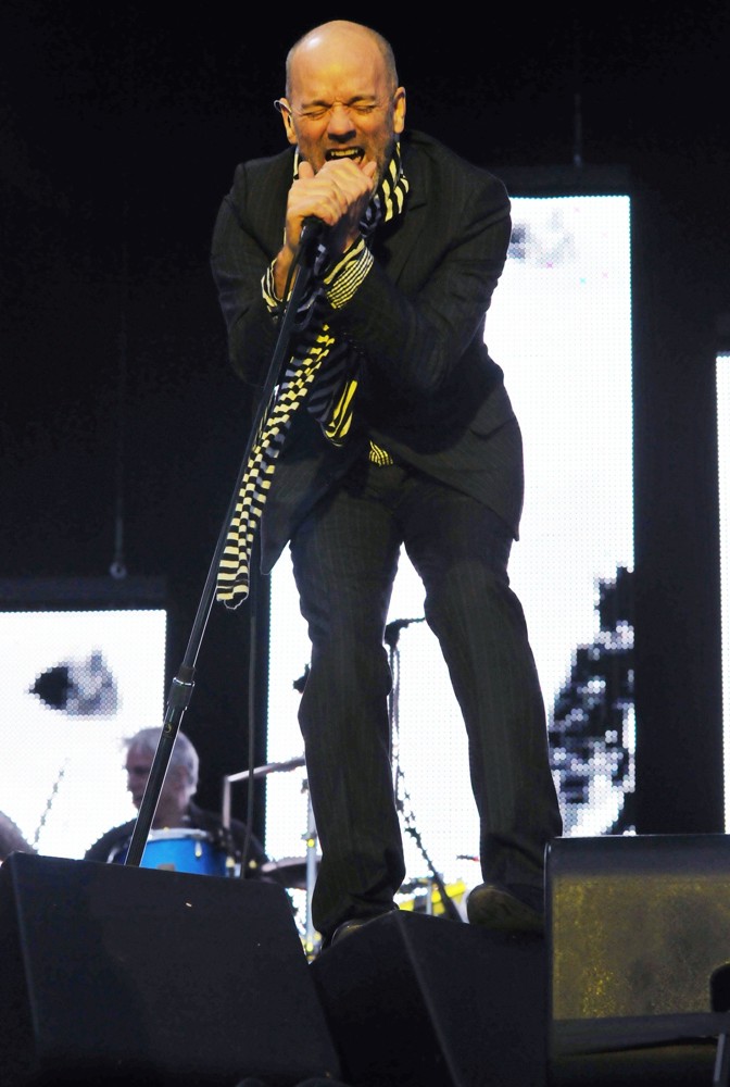 Michael Stipe;R.E.M.;<br>The 2008 T in The Park Festival - Day 3