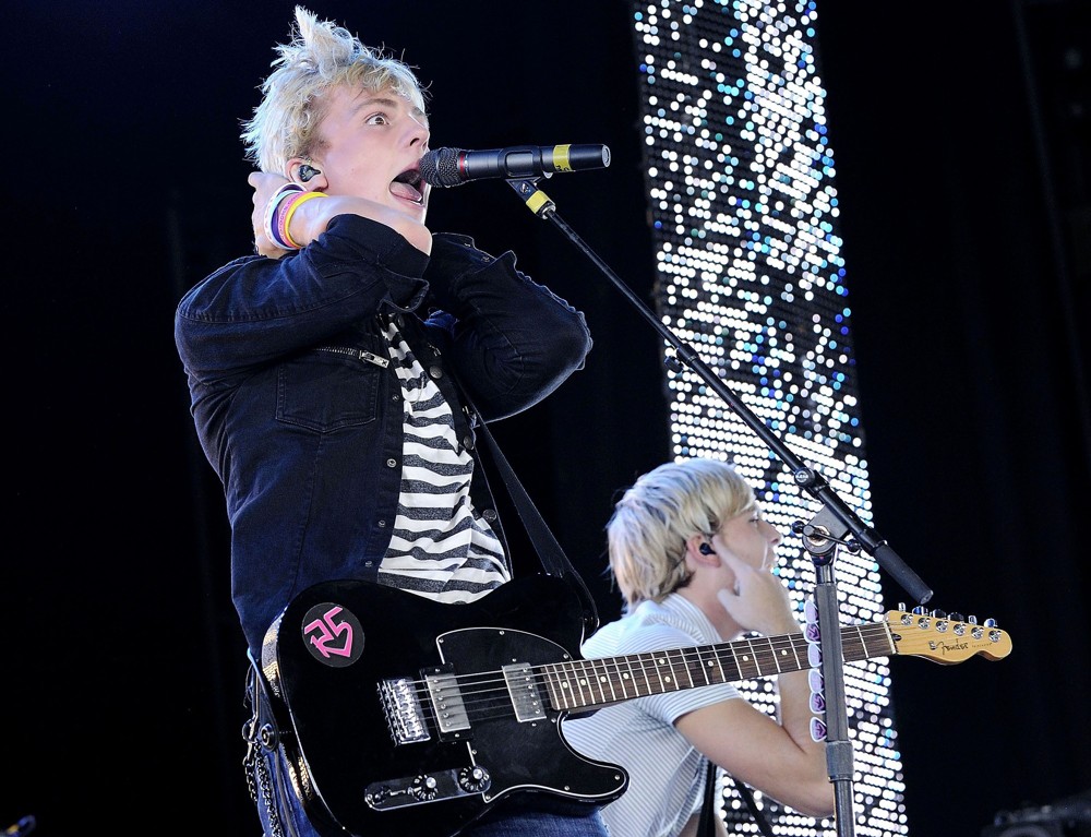 Ross Lynch;Riker Lynch;R5;<br>R5 Perform for The Family Channel's Big Ticket Summer Concert