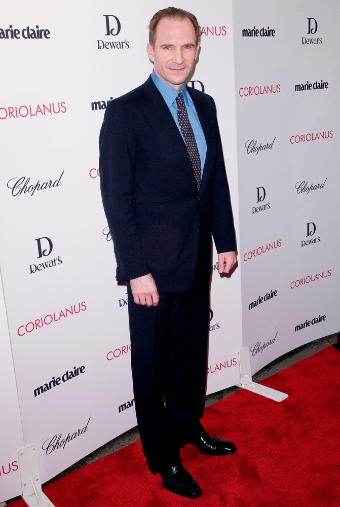 Ralph Fiennes;<br>The New York Premiere of Coriolanus - Red Carpet