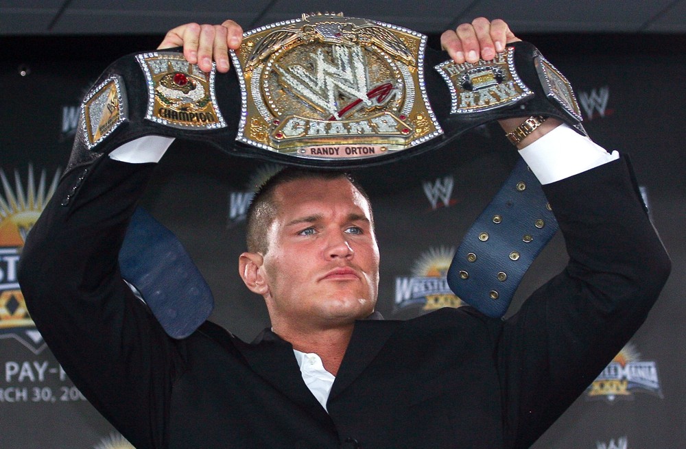 Randy Orton;<br>Press Conference for WrestleMania XXIV
