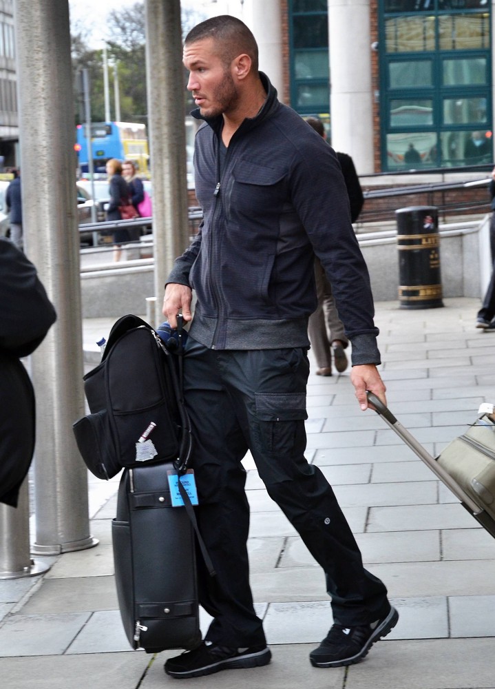Randy Orton;<br>WWE Wrestlers Outside of Their Hotel