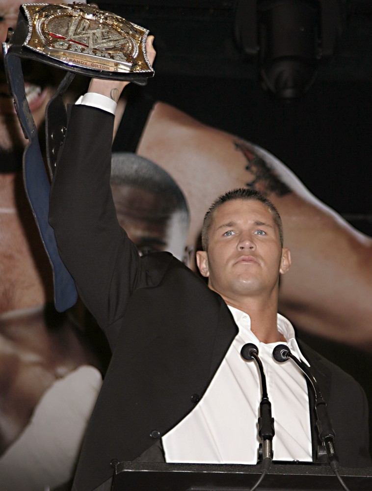 Randy Orton;<br>Press Conference for WrestleMania XXIV