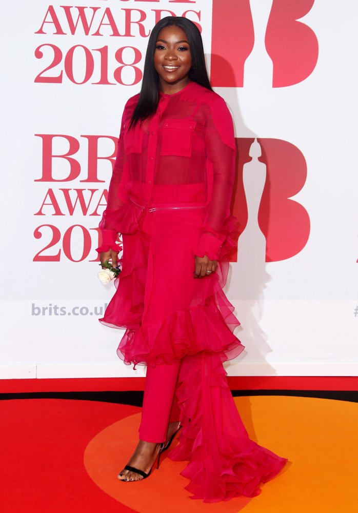 Ray BLK;<br>The BRIT Awards 2018 - Arrivals