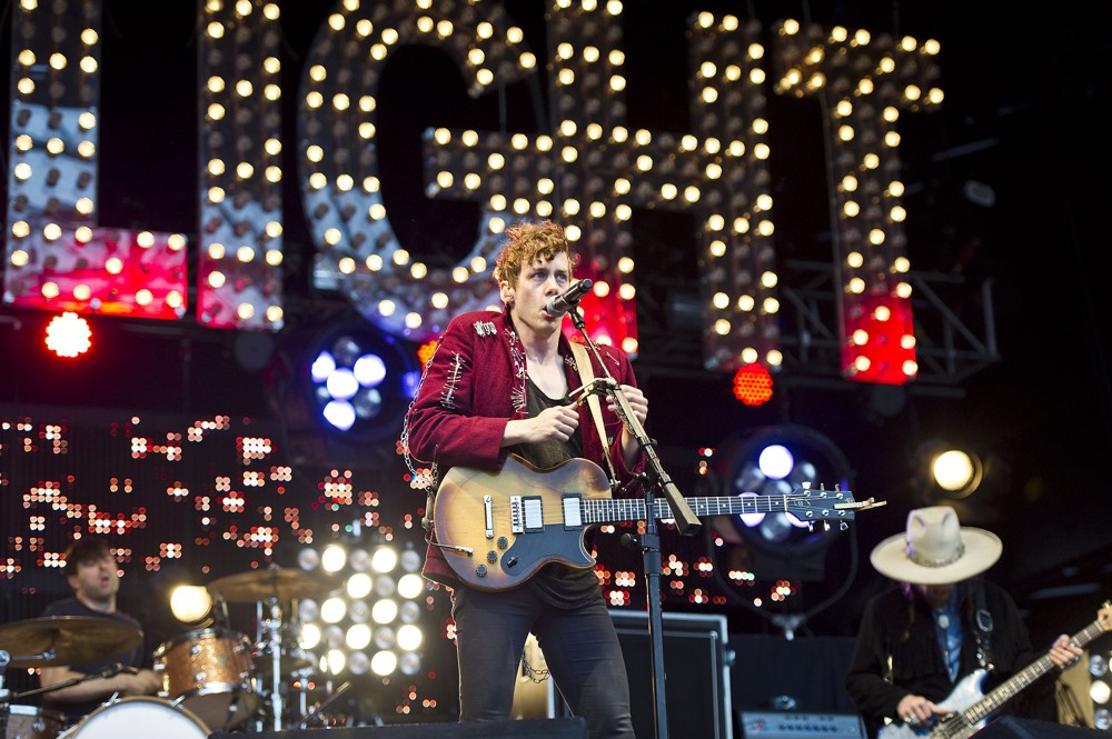 David 'Skully' Sullivan Kaplan;Johnny Borrell;Razorlight;<br>Razorlight Performing at Get Loaded in The Park