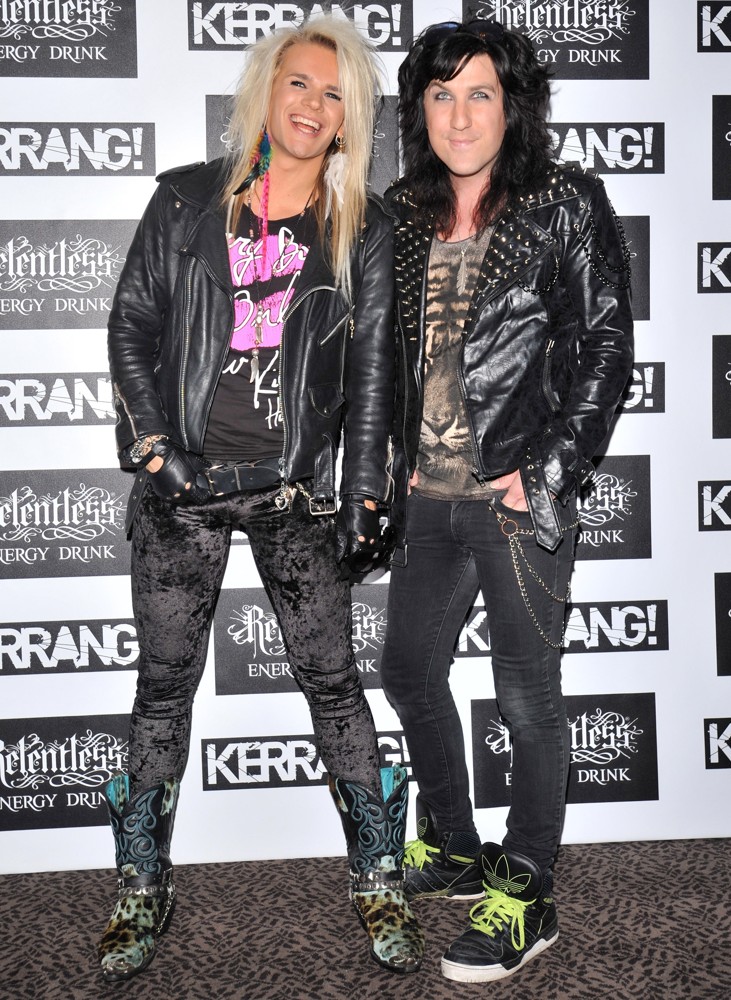 Olli Herman;Pepe;Reckless Love;<br>Kerrang! Awards 2012 - Arrivals