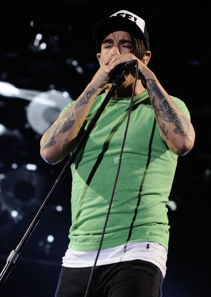 Anthony Kiedis;Red Hot Chili Peppers;<br>The Red Hot Chili Peppers Performing at The LG Arena