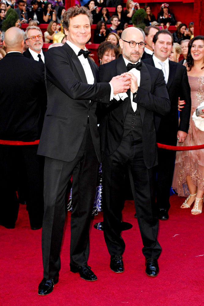 Colin Firth;Stanley Tucci;<br>The 82nd Annual Academy Awards (Oscars) - Arrivals