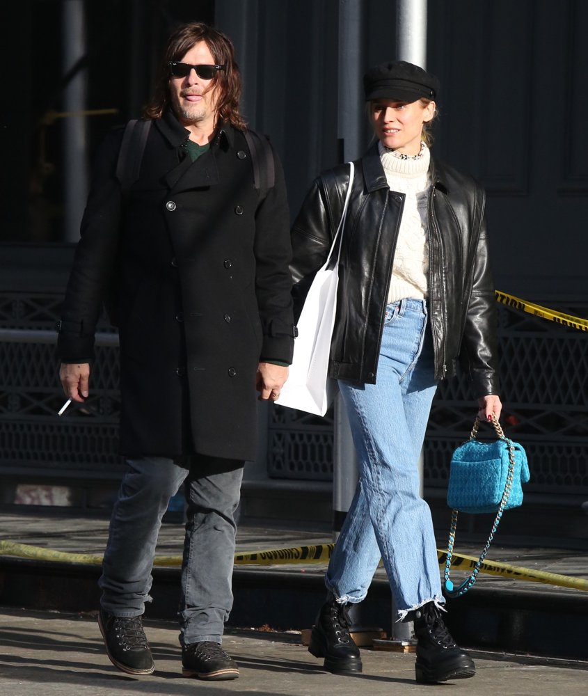 Norman Reedus and Diane Kruger Shopping After Christmas